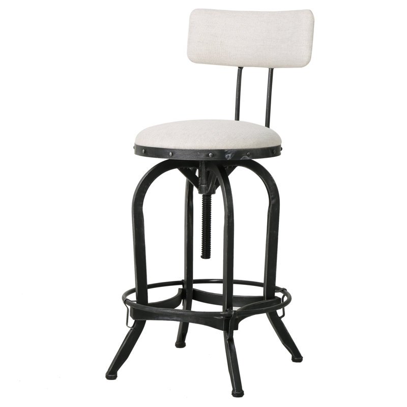 Oria Adjustable Height Swivel Bar Stool & Reviews Birch Lane